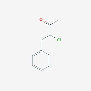 molecular formula C10H11ClO B14708161 3-Chloro-4-phenylbutan-2-one CAS No. 20849-77-8
