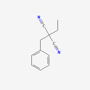 molecular formula C12H12N2 B14708173 Benzyl(ethyl)propanedinitrile CAS No. 21455-97-0