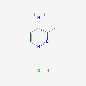 3-Methylpyridazin-4-amine hydrochloride