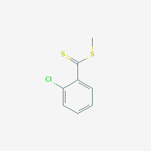 molecular formula C8H7ClS2 B14708394 Methyl 2-chlorobenzene-1-carbodithioate CAS No. 22777-78-2