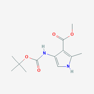 methyl 4-{[(tert-butoxy)carbonyl]amino}-2-methyl-1H-pyrrole-3-carboxylate