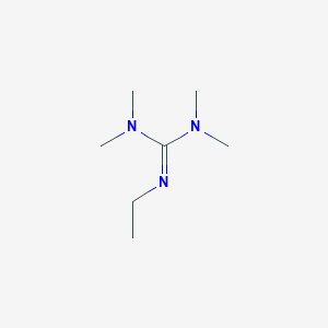 molecular formula C7H17N3 B14708418 2-Ethyl-1,1,3,3-tetramethylguanidine CAS No. 13439-88-8