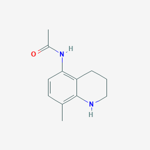 N-(8-methyl-1,2,3,4-tetrahydroquinolin-5-yl)acetamide