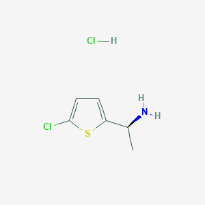 (1S)-1-(5-chlorothiophen-2-yl)ethan-1-amine hydrochloride