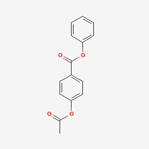 molecular formula C15H12O4 B14708439 Phenyl 4-(acetyloxy)benzoate CAS No. 24262-65-5