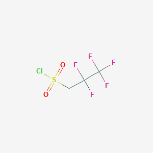 molecular formula C3H2ClF5O2S B1470845 2,2,3,3,3-Pentafluoropropane-1-sulfonyl chloride CAS No. 1210498-48-8