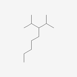 molecular formula C12H26 B14708454 3-Isopropyl-2-methyl-octane CAS No. 13287-19-9