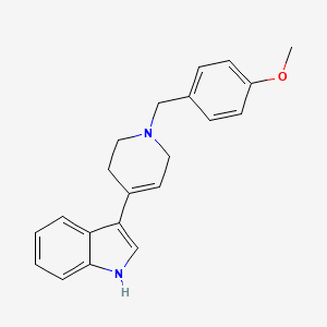 3-{1-[(4-methoxyphenyl)methyl]-1,2,3,6-tetrahydropyridin-4-yl}-1H-indole