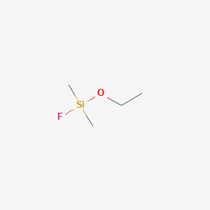 molecular formula C4H11FOSi B14708498 Ethoxy(fluoro)dimethylsilane CAS No. 20502-77-6
