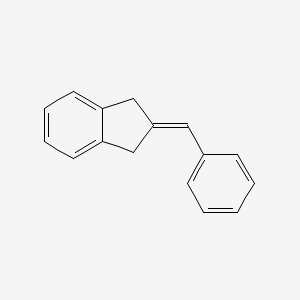 molecular formula C16H14 B14708546 2-Benzylidene-2,3-dihydro-1H-indene CAS No. 23114-34-3