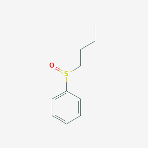 molecular formula C10H14OS B14708611 Benzene, (butylsulfinyl)- CAS No. 13153-10-1