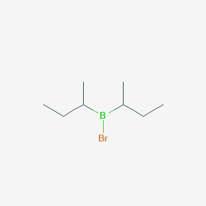 molecular formula C8H18BBr B14708628 Bromodi(butan-2-yl)borane CAS No. 13317-63-0