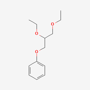 molecular formula C13H20O3 B14708827 (2,3-Diethoxypropoxy)benzene CAS No. 18349-95-6