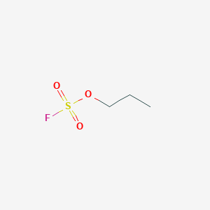 molecular formula C3H7FO3S B14708837 1-Fluorosulfonyloxy-propane CAS No. 13001-89-3