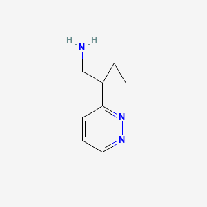 [1-(Pyridazin-3-yl)cyclopropyl]methanamine