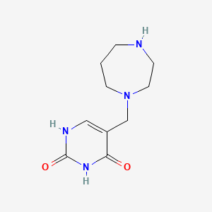 5-(1,4-diazepan-1-ylmethyl)pyrimidine-2,4(1H,3H)-dione