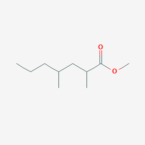 molecular formula C10H20O2 B14709047 Methyl 2,4-dimethylheptanoate CAS No. 18449-99-5
