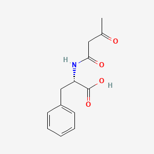 molecular formula C13H15NO4 B14709091 N-(3-Oxobutanoyl)-L-phenylalanine CAS No. 17667-55-9