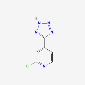 2-chloro-4-(1H-tetrazol-5-yl)pyridine