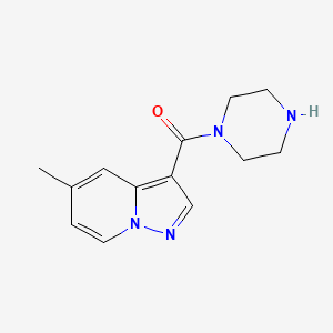 5-Methyl-3-(piperazin-1-ylcarbonyl)pyrazolo[1,5-a]pyridine