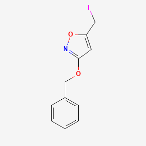 3-(Benzyloxy)-5-(iodomethyl)isoxazole