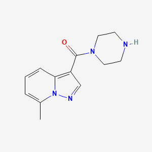 7-Methyl-3-(piperazin-1-ylcarbonyl)pyrazolo[1,5-a]pyridine