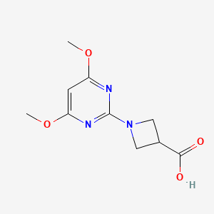 1-(4,6-Dimethoxypyrimidin-2-yl)azetidine-3-carboxylic acid