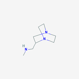 (1,4-Diazabicyclo[2.2.2]oct-2-ylmethyl)methylamine