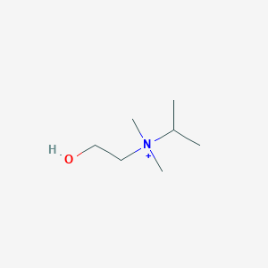 molecular formula C7H18NO+ B14709225 N-(2-Hydroxyethyl)-N,N-dimethylpropan-2-aminium CAS No. 21618-44-0