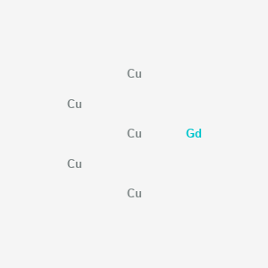 molecular formula Cu5Gd B14709372 Copper--gadolinium (5/1) CAS No. 12444-41-6