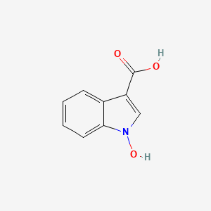 molecular formula C9H7NO3 B14709387 1-Hydroxy-1H-indole-3-carboxylic acid CAS No. 18377-48-5