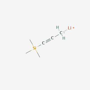molecular formula C6H11LiSi B14709513 Lithium;trimethyl(prop-1-ynyl)silane CAS No. 23832-16-8