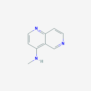 molecular formula C9H9N3 B1470963 N-methyl-1,6-naphthyridin-4-amine CAS No. 1375471-84-3