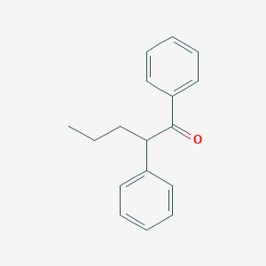 molecular formula C17H18O B14709635 1,2-Diphenylpentan-1-one CAS No. 21383-02-8