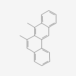 molecular formula C20H16 B14709676 Benz(a)anthracene, 6,7-dimethyl- CAS No. 20627-28-5