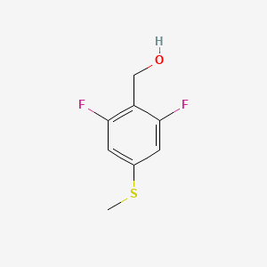 molecular formula C8H8F2OS B1470979 2,6-Difluoro-4-(methylthio)benzyl alcohol CAS No. 1428234-48-3