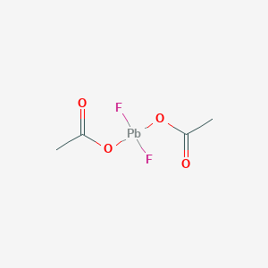 molecular formula C4H6F2O4Pb B14709840 Bis(acetyloxy)(difluoro)plumbane CAS No. 20706-24-5
