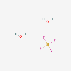 molecular formula F4H4O2Si B14709873 Tetrafluorosilane--water (1/2) CAS No. 23764-34-3