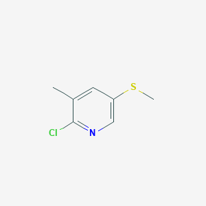 molecular formula C7H8ClNS B1470990 2-Chloro-3-methyl-5-(methylthio)pyridine CAS No. 1820706-01-1