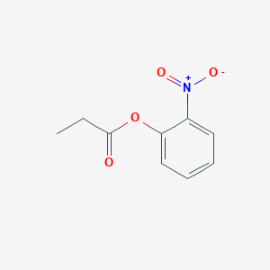 molecular formula C9H9NO4 B14709908 2-Nitrophenyl propanoate CAS No. 19686-49-8