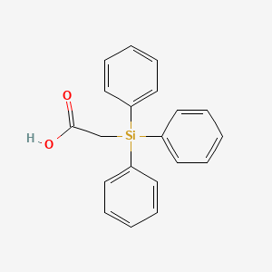 molecular formula C20H18O2Si B14709947 (Triphenylsilyl)acetic acid CAS No. 18666-58-5