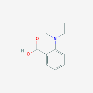 molecular formula C10H13NO2 B14709960 2-[Ethyl(methyl)amino]benzoic acid CAS No. 18624-51-6