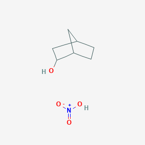 molecular formula C7H13NO4 B14709965 Bicyclo[2.2.1]heptan-2-ol;nitric acid CAS No. 21301-95-1