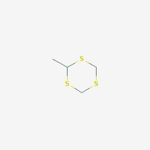 molecular formula C4H8S3 B14709998 2-Methyl-1,3,5-trithiane CAS No. 24614-75-3
