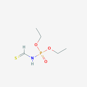 molecular formula C5H12NO3PS B14710042 N-diethoxyphosphorylmethanethioamide CAS No. 20446-90-6