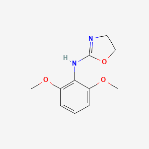 molecular formula C11H14N2O3 B14710073 Aniline, 2,6-dimethoxy-N-(2-oxazolinyl)- CAS No. 21561-23-9