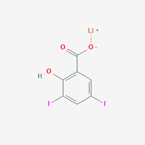 molecular formula C7H3I2LiO3 B147101 Lithium 3,5-diiodosalicylate CAS No. 653-14-5