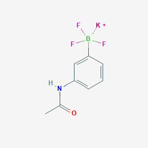 molecular formula C8H8BF3KNO B1471011 Potassium 3-acetamidophenyltrifluoroborate CAS No. 1374247-40-1