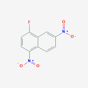 molecular formula C10H5FN2O4 B14710201 4-Fluoro-1,6-dinitronaphthalene CAS No. 21948-52-7