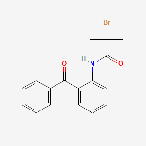 molecular formula C17H16BrNO2 B1471026 N-(2-benzoylphenyl)-2-bromo-2-methylpropanamide CAS No. 849642-02-0
